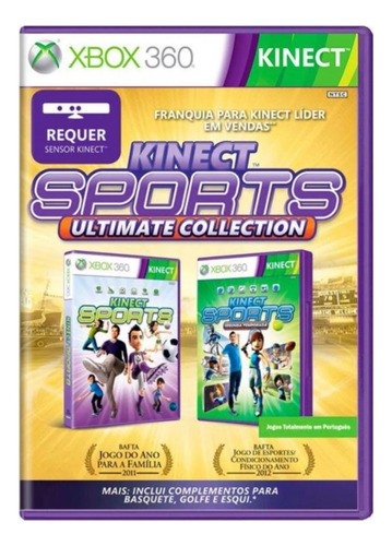 Jogo Xbox 360 Kinect Sports Ultimate Collection Original (Usado)