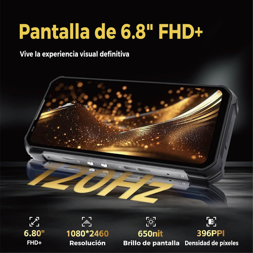 Oukitel Wp100 Titan 16+32gb/512gb 33000 Mah Con Proyector