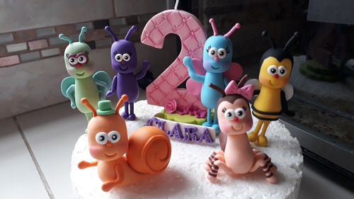 Bichikids Mas Vela Adorno De Torta Porcelana Fria