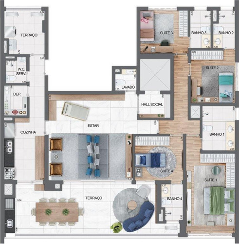 Imagem 14 de 14 de Apartamento 181m² Com 4 Dormitórios À Venda Na Rua Coronel Lisboa! - 13470