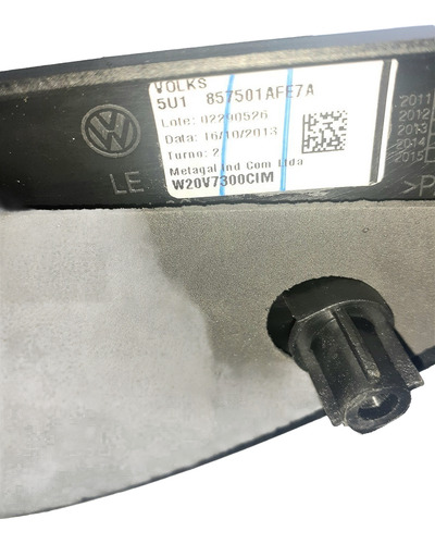 Espelho Retrovisor Gol G6/g7 L. Esquerdo 4 P C/ Manual Vw