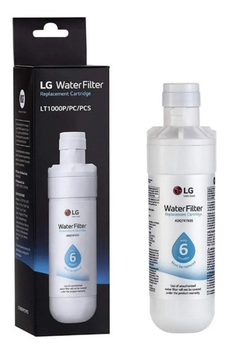 Filtro Agua Refrigerador LG Lt1000p Pcs Agf80300704 Original