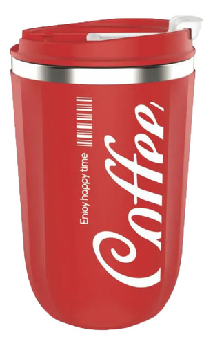 Vaso Termico Portátil De Doble Capa De Acero Inox Café 500ml