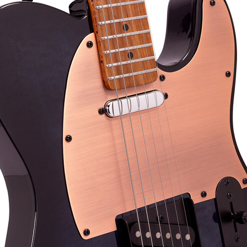 Guitarra Eléctrica Serie Unique Color Blue Knight Con Case S