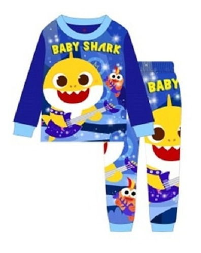 Pijama Para Niños Baby Shark (2 A 7 Años)