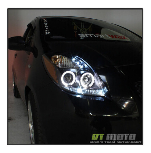 Par Faros Negro Interior Led Toyota Yaris Premium 2008 1.5l