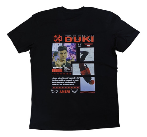 Remera De Algodón Premium, Duki Ameri.