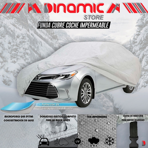 Imagen 2 de 6 de Funda Cubre Coche Impermeable Con Bolso De Regalo Y Envio