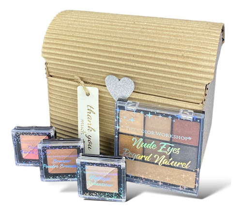 Set Kit De Maquillaje Sombras Y Blush The Color Workshop