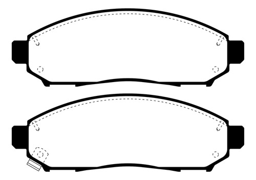Pastillas De Freno Para Nissan X-terra 1 2.8 Tdi 05/09 Litto