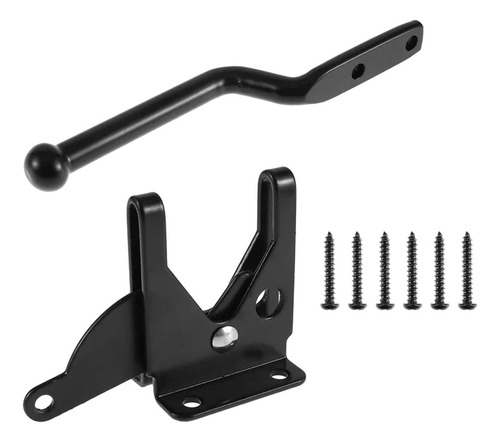 Cerradura De Puerta, Hardware De Puerta, Color Negro,