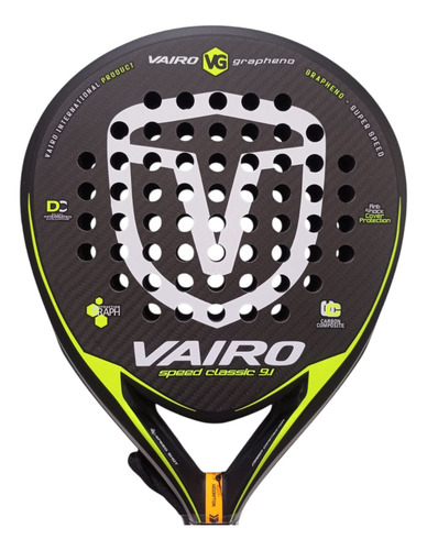 Paleta Padel Vairo Grapheno Speed Classic 9.1 Europea Prem