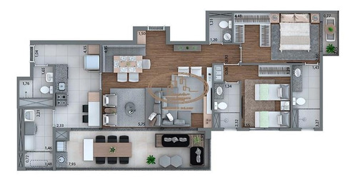 Apartamento Com 3 Dormitório(s) Localizado(a) No Bairro Tatuapé Em São Paulo / São Paulo - 2977:906141
