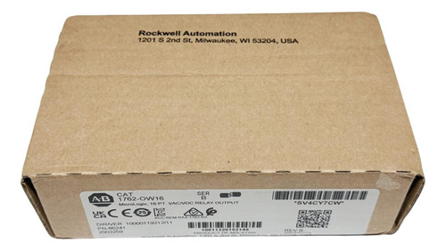 Allen Bradley Tarjeta De Salida A Relay 1762-ow16