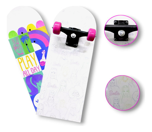 Cyc Skateboard Patineta Barbie Juguete T378316
