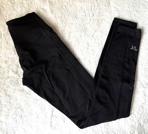 Leggings Cozy Fleece Negro Pink Victoria Secret Extra Small