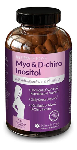 Myo-inositol & D-chiro Inositol Con Ashwagandha Y Vit D3