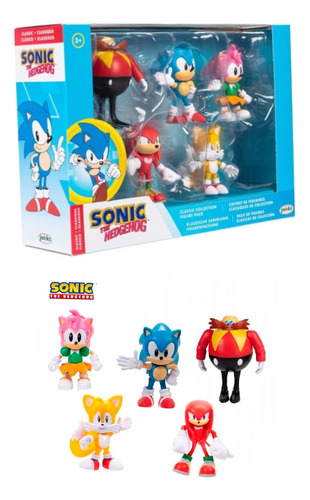 Figura De Acción Sonic Y Sus Amigos Set Original 