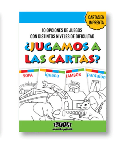 Juego De Cartas Imprenta Lecto Escritura Didactico