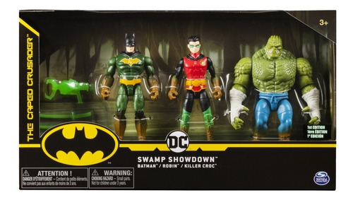 Figuras Batman Swamp Showdown 1ra Edición Batman Robin Croc