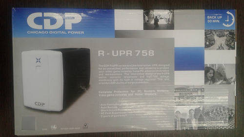 Ups Cdp R-upr 758 750va/350watts 8 Tomas 110v