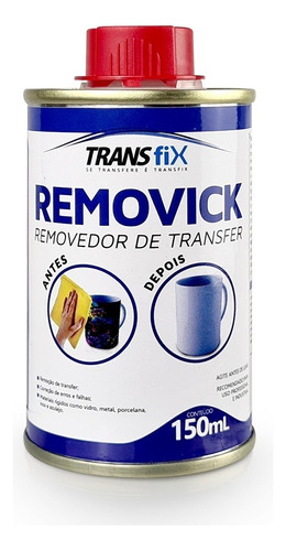 01 Removick Transfer Removedor De Transfer Laser - 150ml