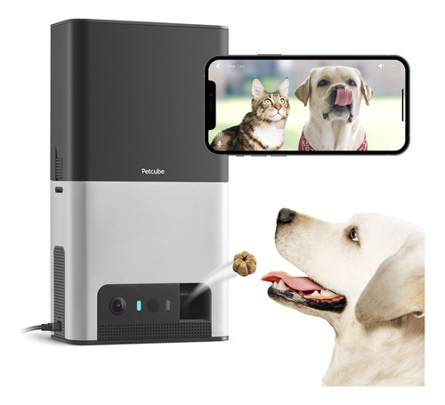 Petcube Bites 2 - Cmara Wi-fi Para Mascotas Con Dispensador