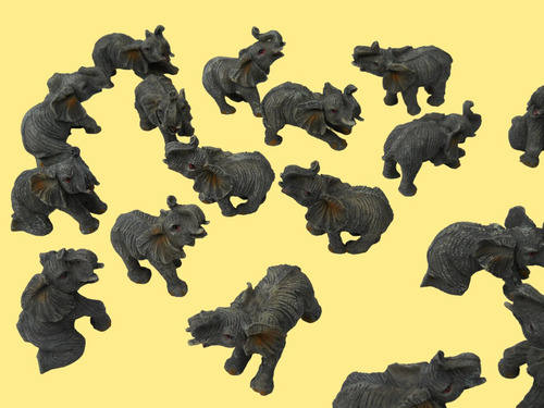 Elefantes De Resina Souvenirs Lote X 30 Unidades
