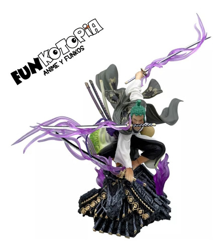 Imagen 2 de 2 de Figura De Colección One Piece - Roronoa Zoro En El Tejado