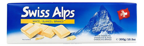 Chocolate Branco Swiss Alps 300g - Origem Suiça