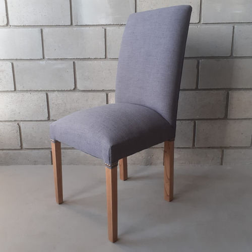 Imagen 10 de 10 de Silla Comedor Vestida Tela Antimancha Premium Sin Interes