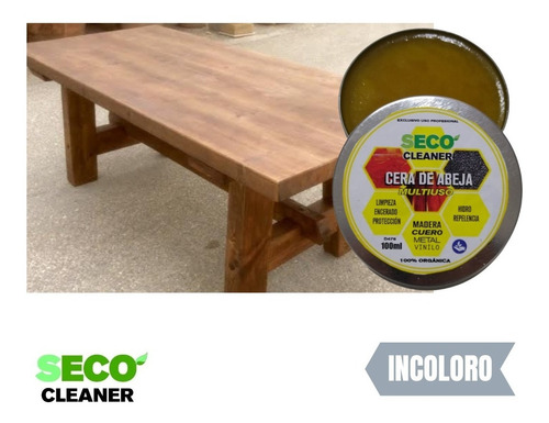 Cera De Abeja 100ml Cura Madera Cruda Tabla De Picar Mate