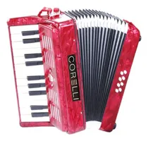 Comprar Corelli Jh2000 Acordeon A Piano 22 Teclas 8 Bajos Con Funda