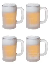 Comprar Kit 4 Canecas Chopp Cerveja 355ml Zero Grau Libbey Envio Ful