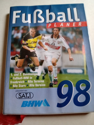 Libro De Fútbol En Alemán Fubball Planner 98 Agenda