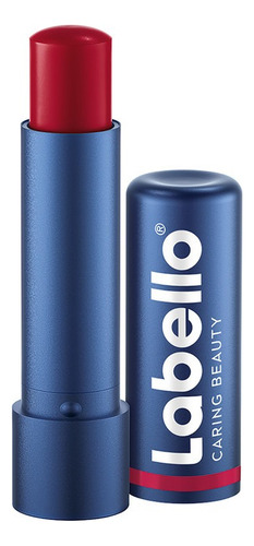 Bálsamo Labial Labello Caring Beauty Color Red 4.8g