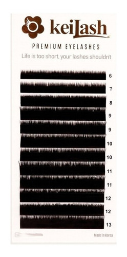 Extensiones De Pestañas Pelo Por Pelo Keilash Curvatura L007
