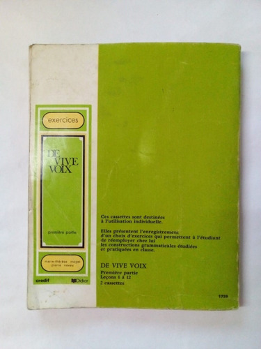 Imagen 2 de 2 de De Vive Voix - Moget Neveu - Didier 1975 - U