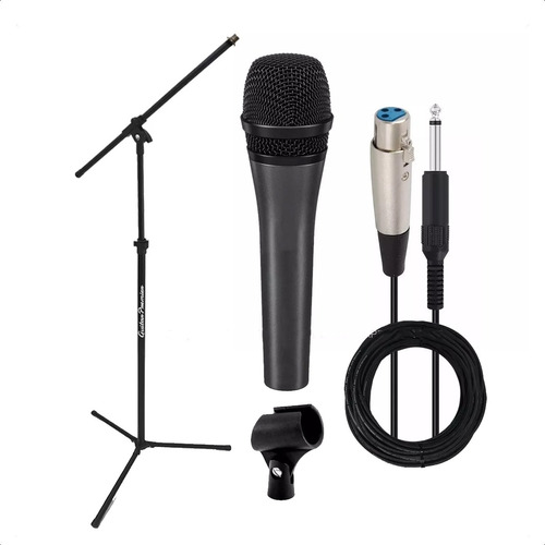 Microfono Profesional Dinamico 835 + Funda Cable Pie Pipeta