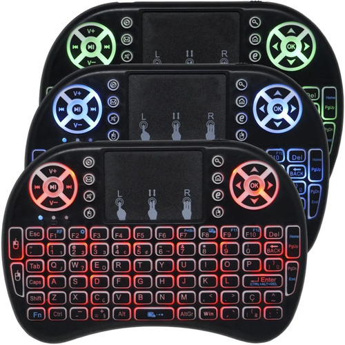 Mini Teclado Wireless Mini Keyboard Usb S/ Fio Com Touch Pad