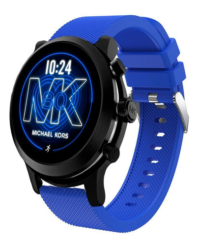 Correa Deportiva De Lujo Para Michael Kors Mk Go Azul Marino