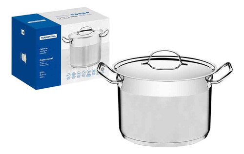 Olla Acero Inox. Con Asa 20cm/4.6l Profesional Tramontina