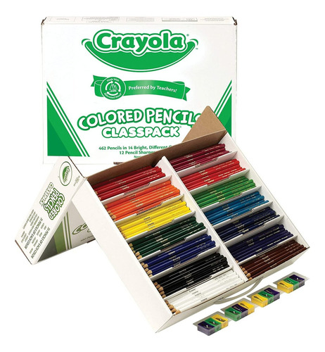 Lapices De 14 Colores Crayola Classpack 462 Unidades