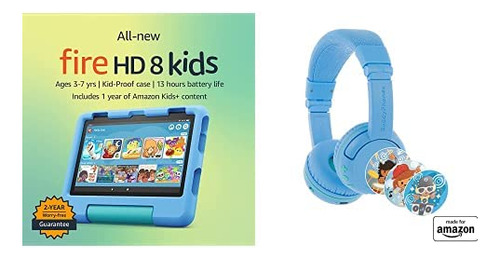 Tableta Fire Hd 8 Para Niño Completamente Incluye Azul