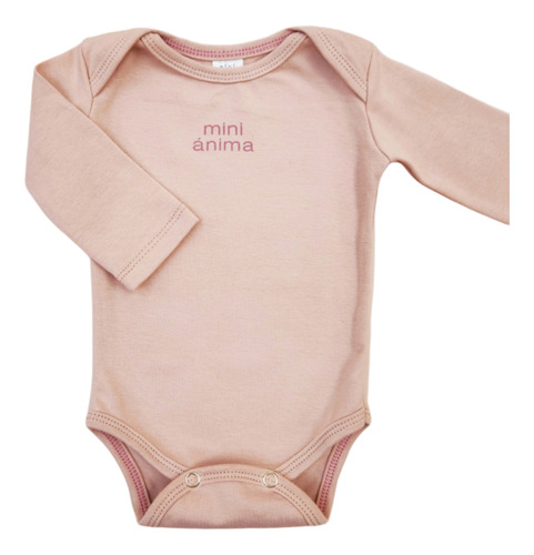 Body M/l Algodón Mini Anima Pañalero Enterito Invierno Bebe