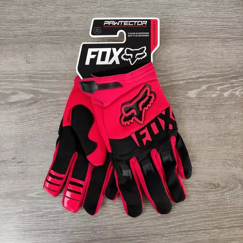 Guantes de ciclismo de montaña FOX rojos –