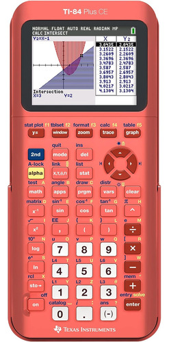 Calculadora Gráfica Texas Instruments Ti-84 Plus Ce Coral