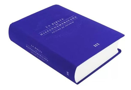 La Biblia Hispanoamericana - Ed De Estudio - Color Azul