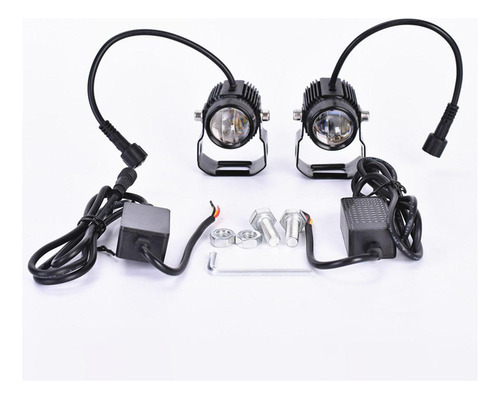 1 Par De Luces Auxiliares Flood White Yellow Led Antiniebla