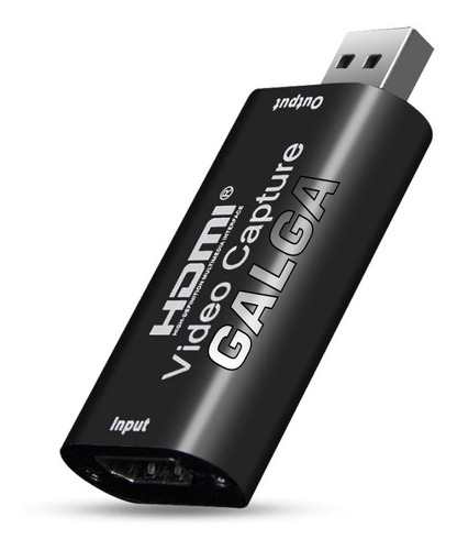 Capturadora De Vídeo 1080p Hdmi A Usb 2,0